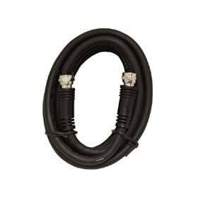 GE 23269 RG6 Coaxial Video Cable (Black,12 Feet)