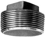 4 GALV SQUARE HEAD PLUG
