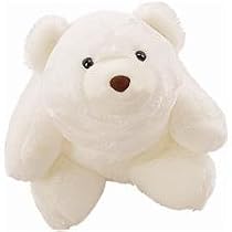 Plush Snuffle White Bear Med 8"