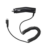 Samsung OEM Fast Charging 1.0 Amp Car Charger with Coil Cord for Samsung Galaxy S3 S III, Galaxy Note, Galaxy S2 S II, Sky...