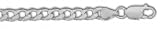 Sterling Silver 24 Inch X 6.0 mm Curb Chain Necklace - B0006HAIGS