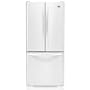 LG Electronics LFC20760SW 20 Cu. Ft. French Door Bottom Freezer Refrigerator, Smooth White