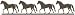 Scrapbook 101 12 Inch Border Cardstock Die-Cuts, Horses