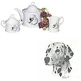 Dalmatian Tea Set, Porcelain by Rosalinde