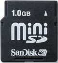 SANDISK MINI SD 1024MB CARD