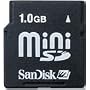 SANDISK MINI SD 1024MB CARD
