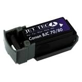 Jet-Tec Compatible Cartridge for Canon BJC50/70/80, Black 3-Pack