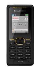 Sony Ericsson - K330 - T�l�phone portable - Appareil photo VGA - Radio FM RDS - Bluetooth - Noir et Or