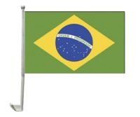 Autofahne Autoflagge Flagge Brasilien 30 x 45 cm
