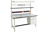 48 H Workbench Uprights - Beige