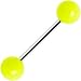 Yellow Neon Barbell Tongue Ring