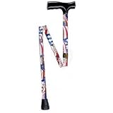 Drive Medical Folding Canes With Designer Colors, USA Flag - 1 ea