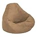 Soft Velvet Luxe Bean Bag  Adult, Coffee