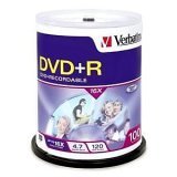 Verbatim 16x Single-sided DVD+R Spindle, 100 Discs