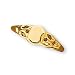 Toys : 14K Yellow Gold Children's Signet Ring - Size 3