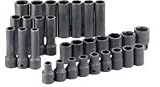 Review Sk Hand Tool Corp  / 1/2 In Dr 30-Pc 6-Pt Metric Impact Socket Set - Std & Deep