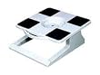 Fellowes - Monitor pedestal base - platinum
