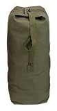 Olive Drab Jumbo Top Load Canvas Duffle Bag
