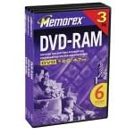Memorex 4.7GB DVD-RAM (3-Pack)