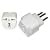 International Travel Grounded Adapter Plug - USA & European to Switzerland