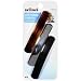 3 Pack 3 1/4 Auto Clasp Barrette Brown, Silver, and Black