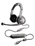PLANTRONICS DSP-500 USBマルチメディア・ステレオPCヘッドセット 英語版日本語ガイド付 47558-01G