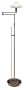 Holtkoetter Bronze Satin White Glass Swing Arm Floor Lamp