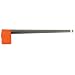 Johnson Level & Tool 3350-O Stake Flags, Glo Orange, 100-Bundle