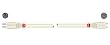 Keyboard / mouse cable - 6 pin PS/2 (M) - 6 pin PS/2 (F) - 10 ft