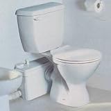 Saniflo Saniplus Pump with White Elongated Toilet