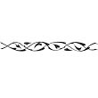 VINED SPADE Arm Band Temporary Tattoo 1.5x9