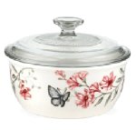 Lenox Butterfly Meadow Casserole with Glass Lid