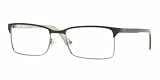 Versace Men's 1174 Gunmetal / Black Frame Metal Eyeglasses