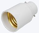 Lamp Socket Converter, BC to ES adaptor (Bayonet Cap B22 to Edison Screw E27)