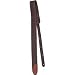 Fender Accesories 099-0668-003 2-Inch F Custom Hq Leather Electric Guitar Strap - Black Black