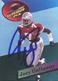 Joey Galloway, Seattle Seahawks, 1995 Superior Pix Instant Impact Foil Autographed Card