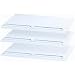 Easy Track RS1600 24-Inch Shoe Shelves, White, 3-Pack