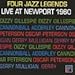 Four Jazz Legends Live at Newport 1960