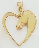 Horse & Heart Charm -C107