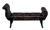 IMAGE OF Stylish Wood Leatherette Indoor Bench