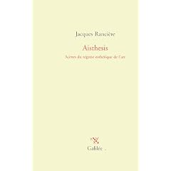 Aisthesis : Sc�nes du r�gime esth�tique de l'art