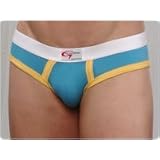 Go Softwear Turquoise/Yellow Lo-rise Briefs