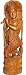 Lord Krishan Wood Sculpture 14 x 4 inches (njwcs020)