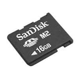 SanDisk 16 GB Memory Stick Micro (M2) Flash Memory Card SDMSM2-016G-A11M