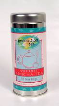 18 Sencha Green Tea Bags in a Galvanized Tin - Gourmet Green Teas by Decaf Earl Grey Tea