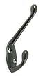 Battalion 1XNE6 Coat Hook, 2 Hook Ends, Pewter