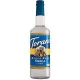 750 Milliliter Torani® Sugar Free Vanilla Syrup (03-0117) Category: Drink Syrups