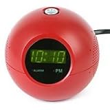 Memorex MSP-CR1100 Red Sphere Clock Radio