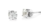 14K White Gold 0.35 Ct Diamond Stud Earrings