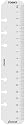 Filofax Personal Ruler page marker transparent, 95x171mm  ref:133627